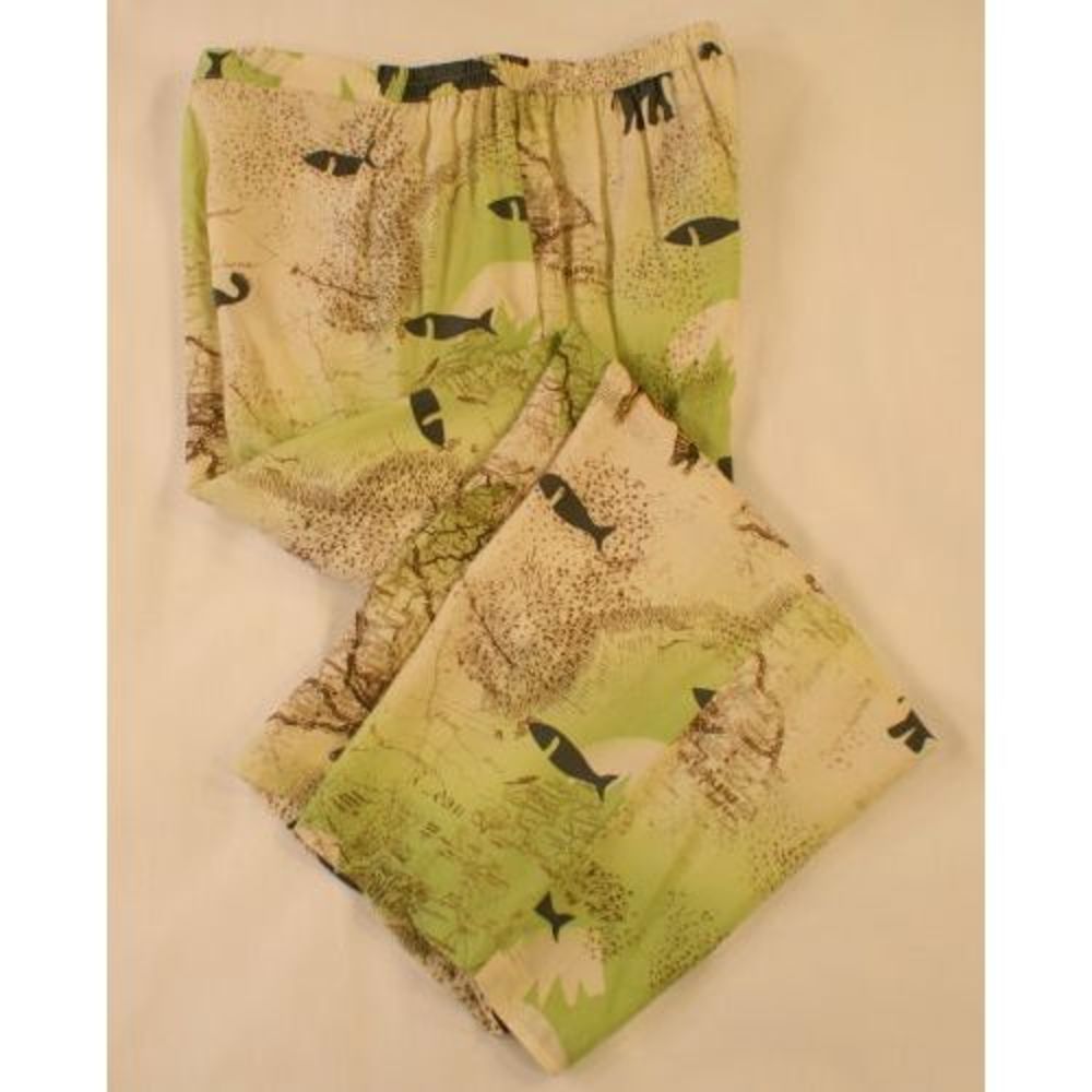 Judith Hart Slacks 10 Animal Green NWOT